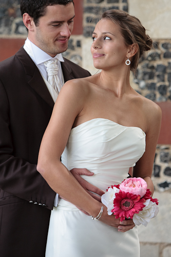 Wedding couple portrait